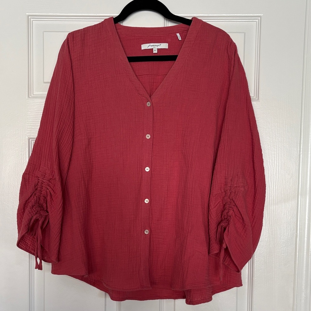 Foxcroft V-Neck Blouse